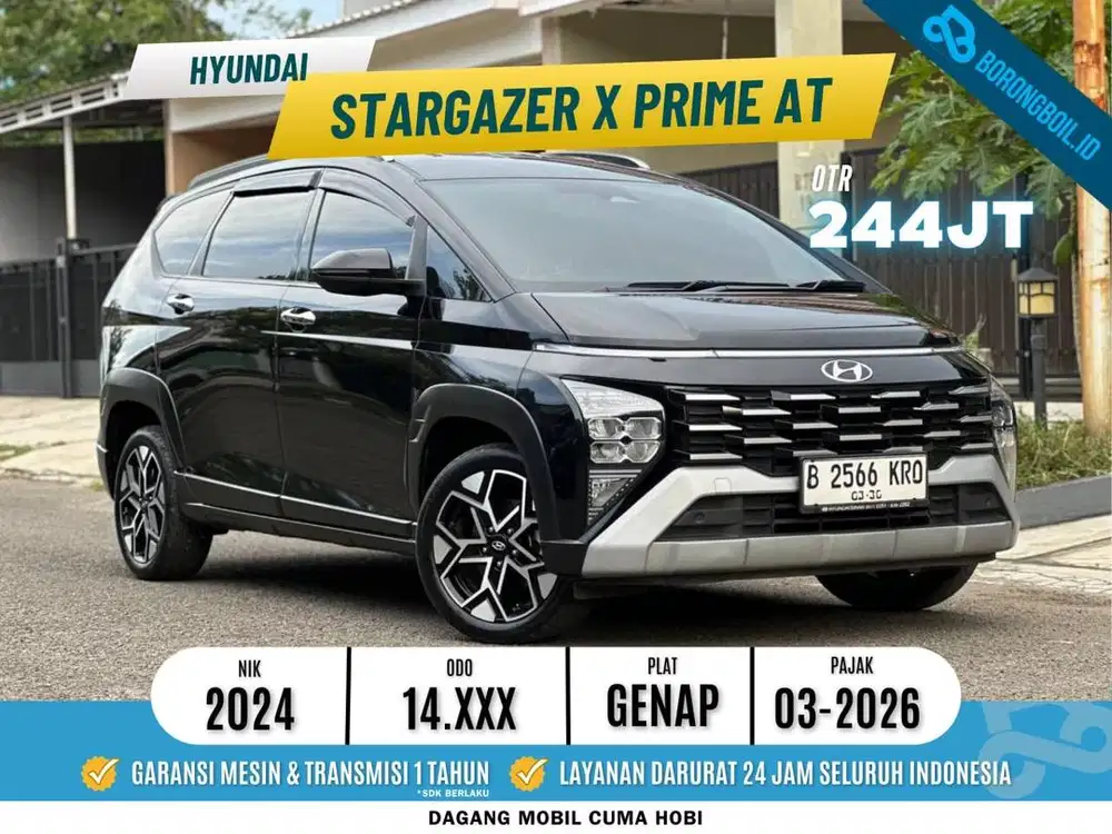 KM 14RB HYUNDAI STARGAZER X PRIME AT 2024/2025 LIKE NEW