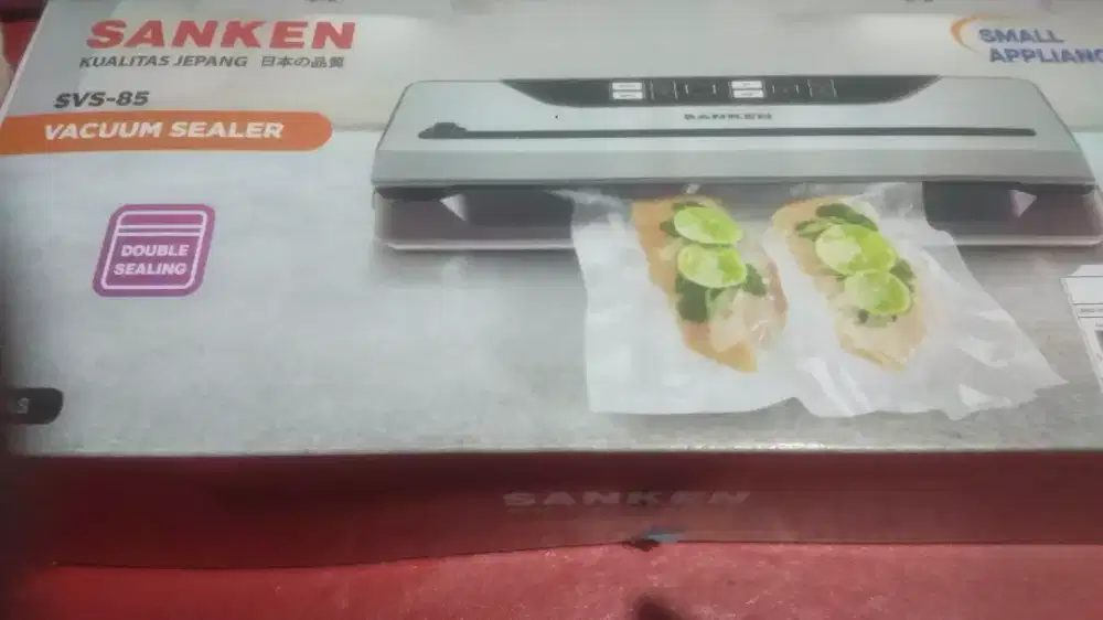 vacuum sealer svs 85 msh garansi sanken
