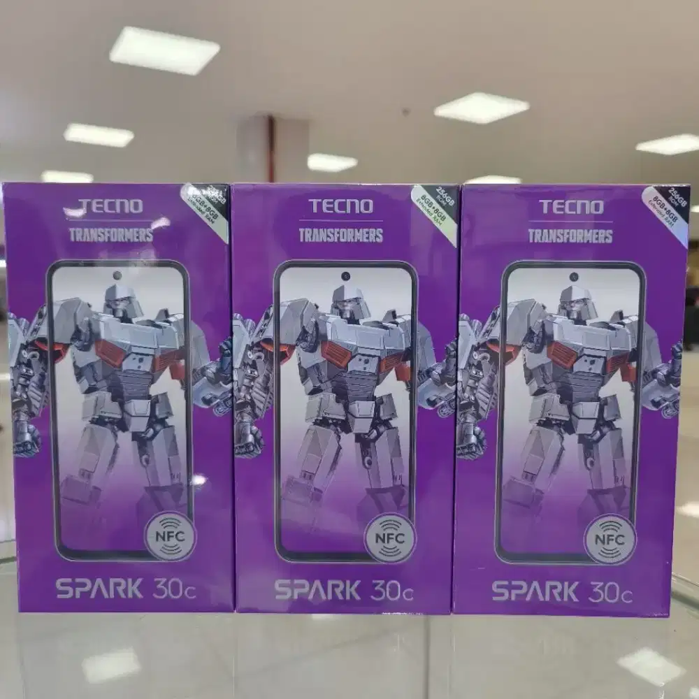TECNO SPARK 30C NFC RAM 8+8/256.GARANSI 1TAHUN.