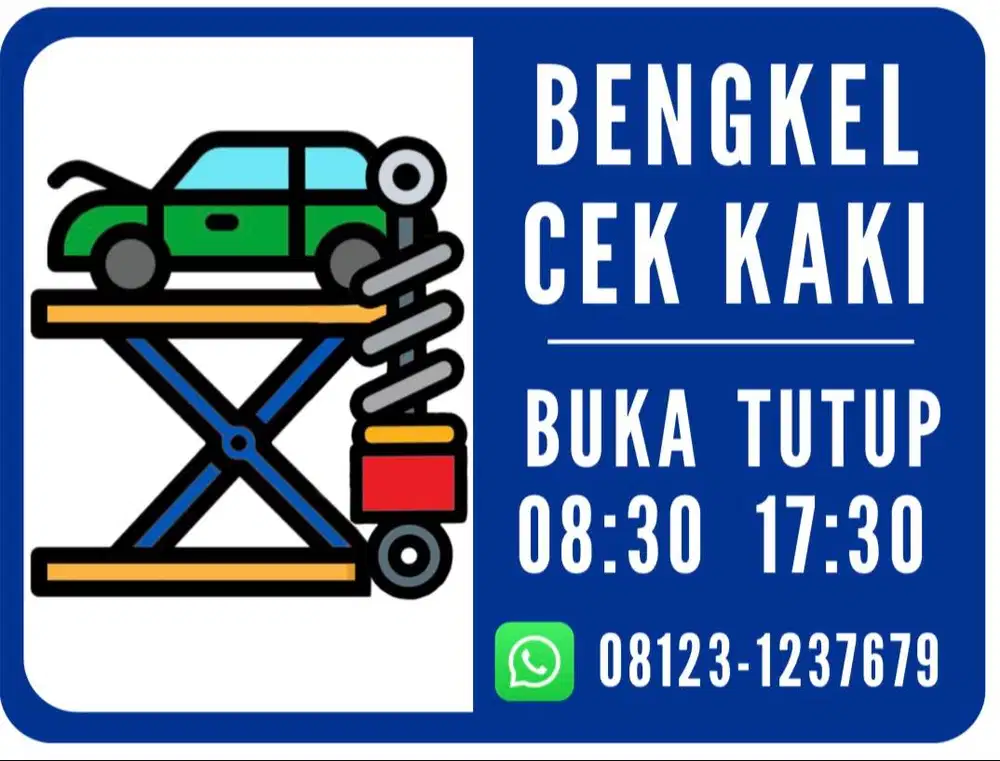LOKER MEKANIK ADMIN CS KEUANGAN BENGKEL KAKI KAKI MOBIL Jakarta Depok