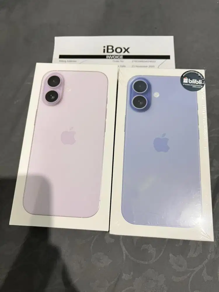 IPhone 17 Base 256GB lavender dan blue ibox