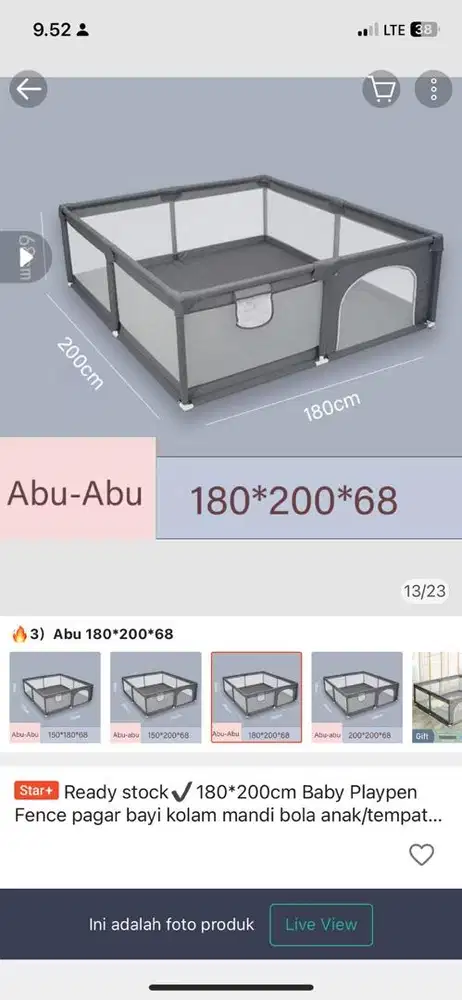 Pagar bermain bayi dan anak