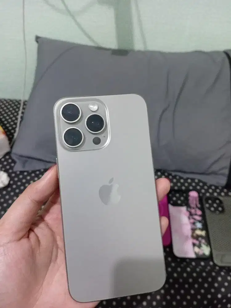 Iphone 15 promax 256gb natural titanium