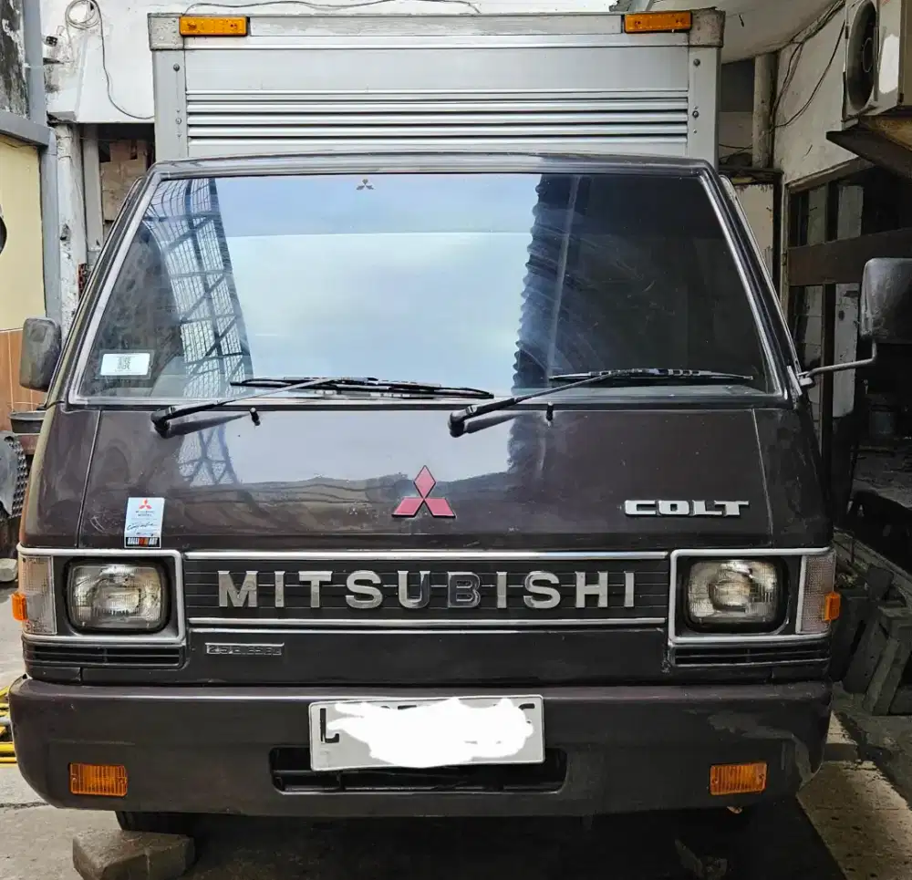 L300 full box alm 2004 tgn1 dr baru plat L coklat tmbk ors cat istw