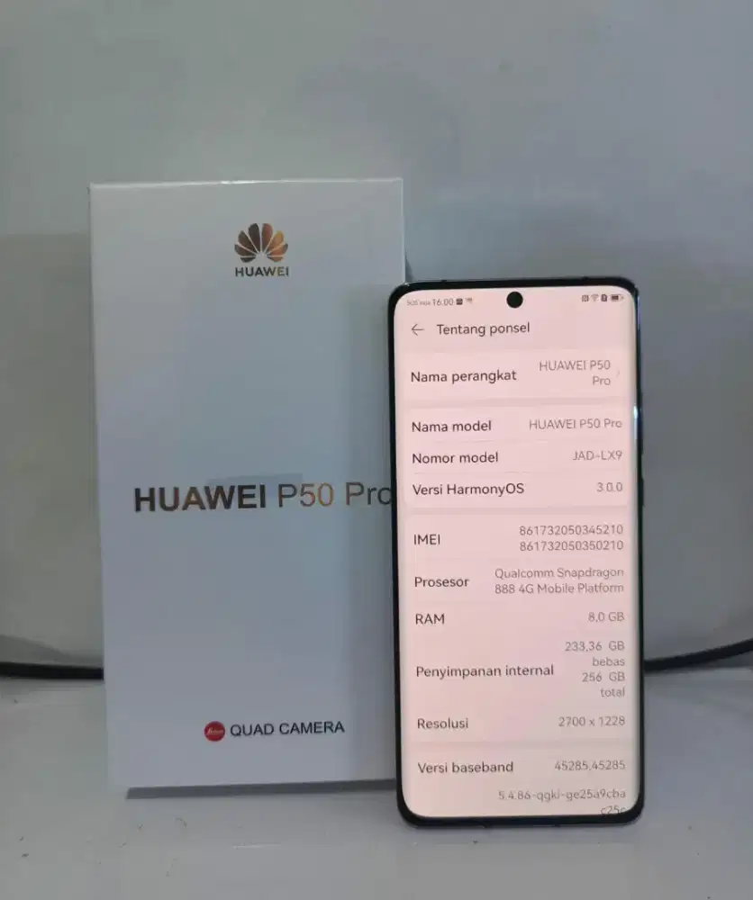 HUAWEI P50 PRO 5G RAM 8/256GB RESMI INDONESIA MULUS