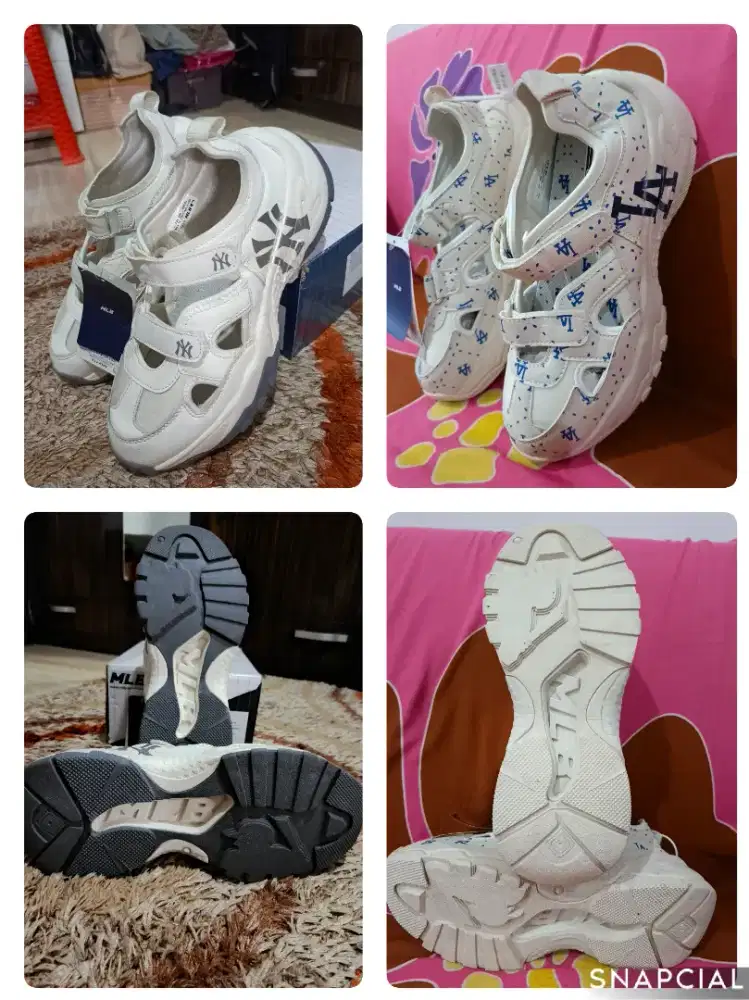 Seatu Sendal MLB Bigball Chunky Yankees size 42 & LA size 44