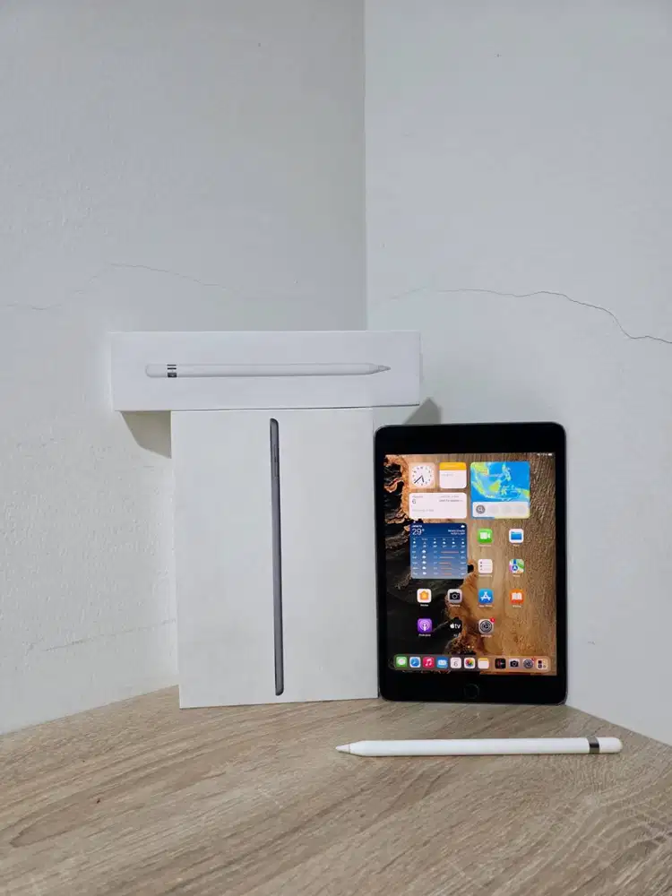 iPad Mini 5 64GB 64 GB Wifi Only + Apple Pencil Fullset Perfect 2019