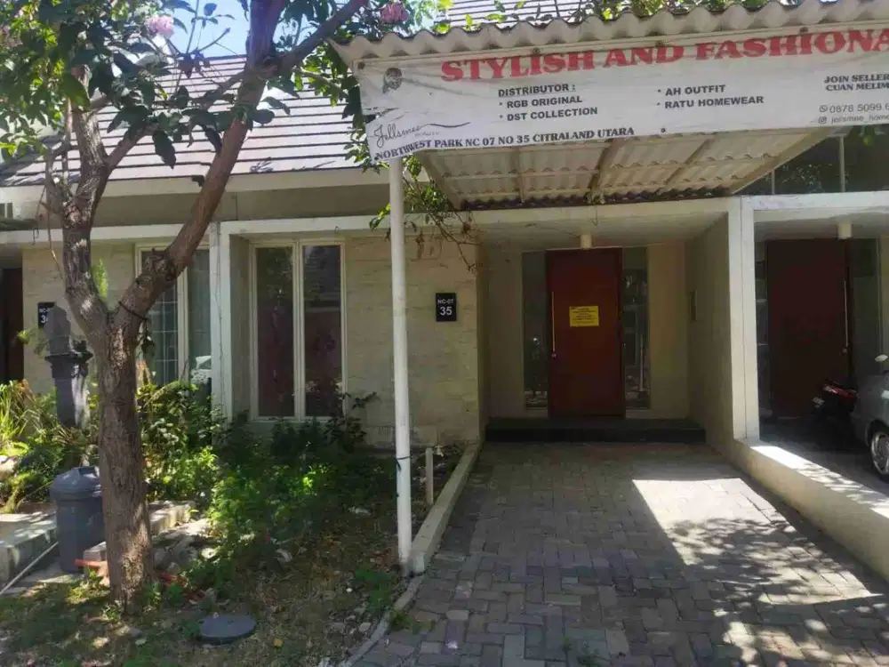 Dijual Rumah Citraland Northwest Park Pakal Surabaya