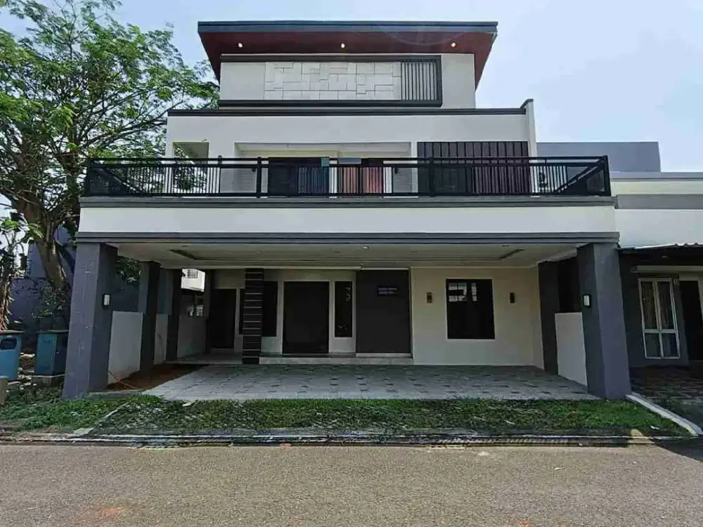 DIJUAL RUMAH MODERN KOTEMPORER LOKASI STRATEGIS DI BSD DEKAT AKSES TOL