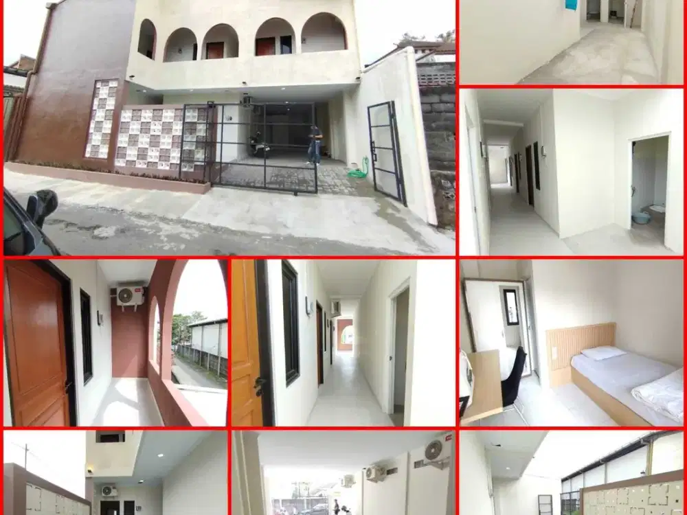 Rumah kost ekslusif 11 kamar tidur gamping investasi menjanjikan
