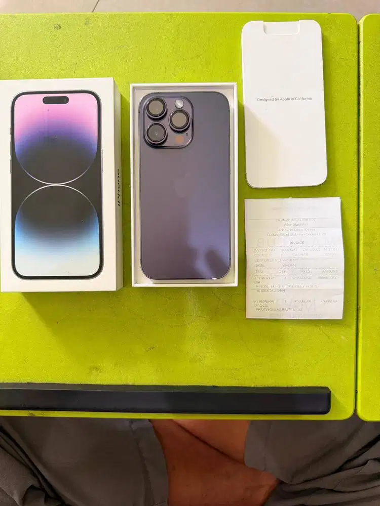 Jual IPhone 14Pro 128GB Deep Purple ex-resmi