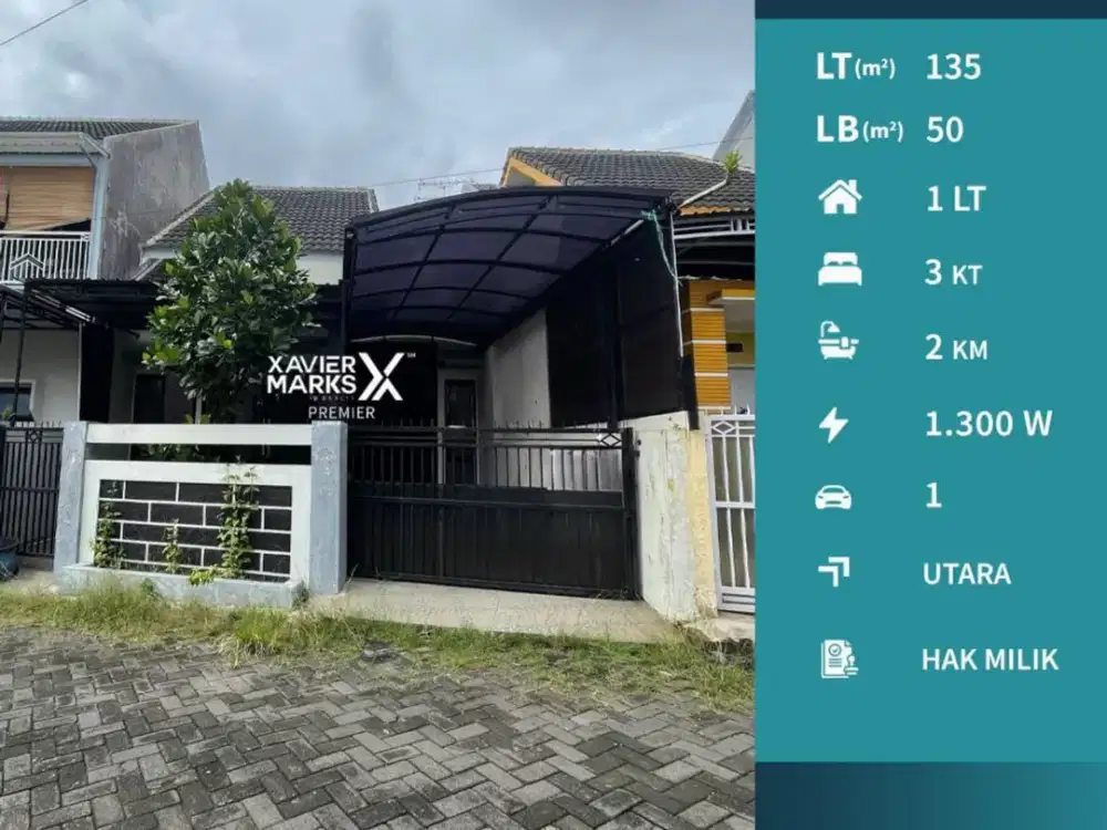 Rumah SHM Siap Huni di Cengger Ayam Lowokwaru Malang