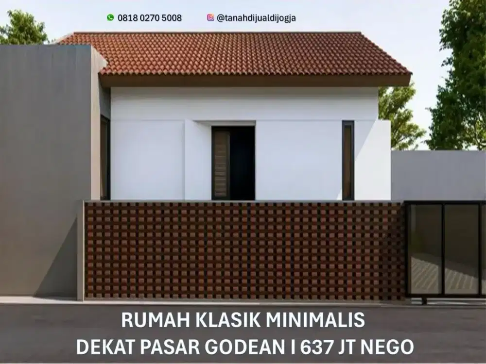 Rumah Klasik dekat RS PKU Gamping di Gancahan Sidomulyo Proses Bangun