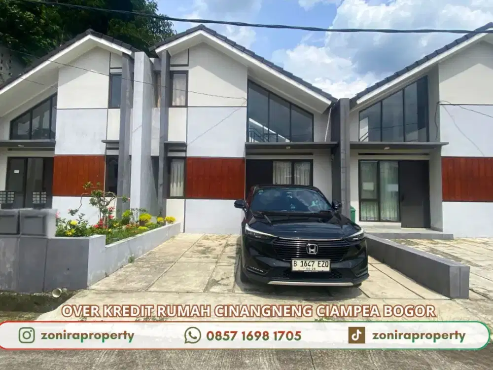 Rumah Mezzanine Dijual Over Kredit 69Jt dkt IPB Dramaga Bogor di Geriya Selaras