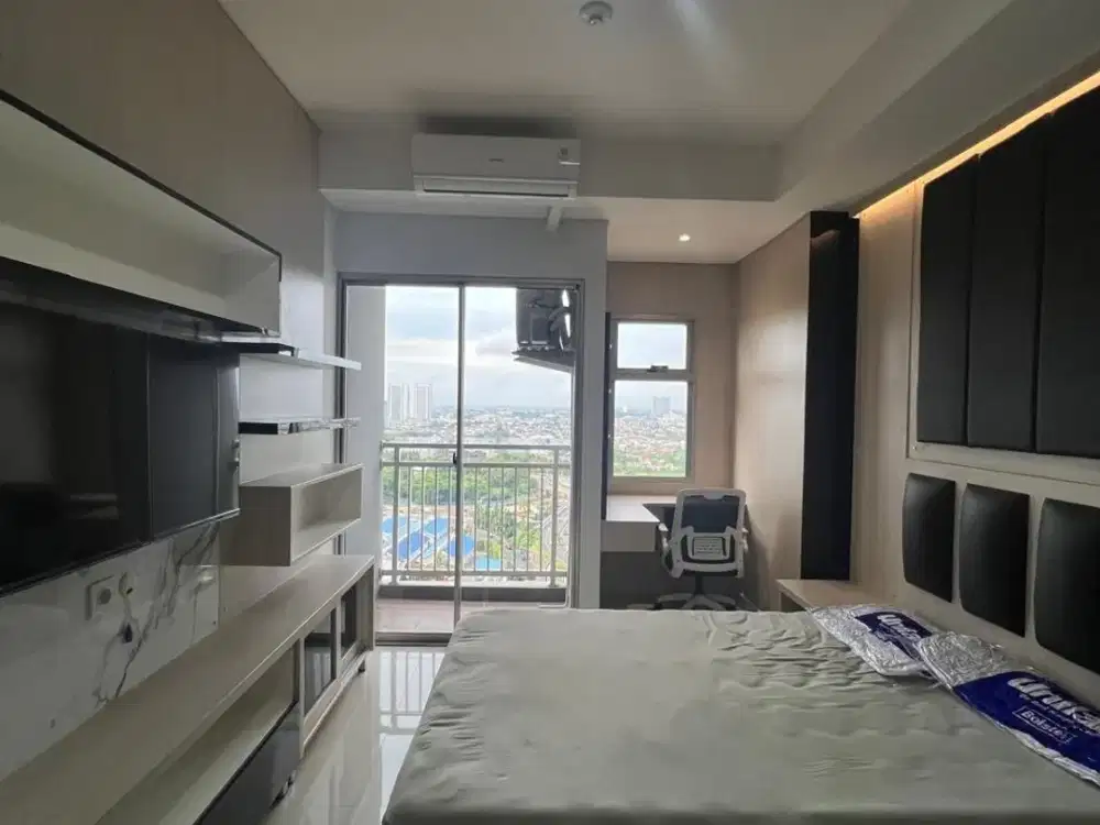 Dijual Apartemen Studio Springwood Residence dekat Binus alsut