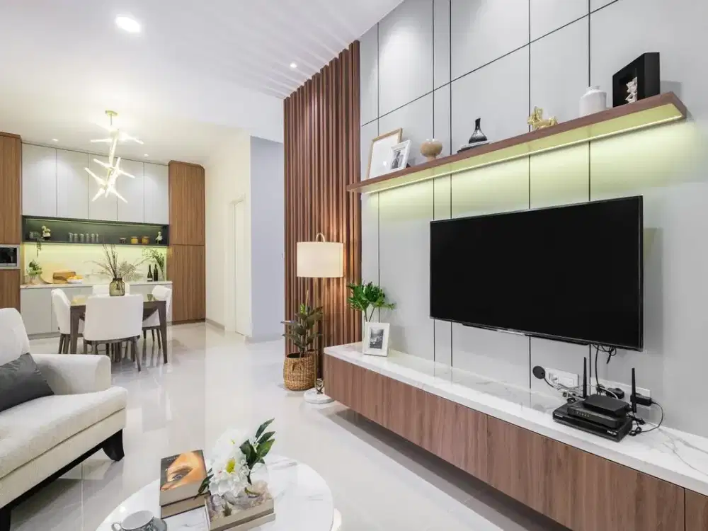 Mewah Full Furnish Rapih Siap Pakai Rumah di Cluster Maxwell Scientia di Gading Serpong