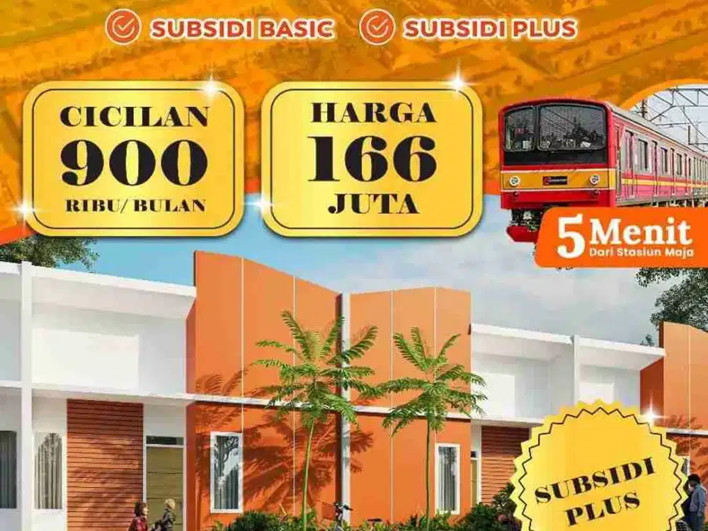 Rumah subsidi pinggir jln propinsi