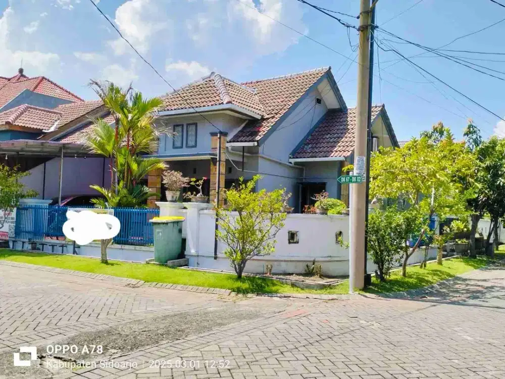 Jual Rumah pojok bisa bikin rumah tumbuh sangat luas