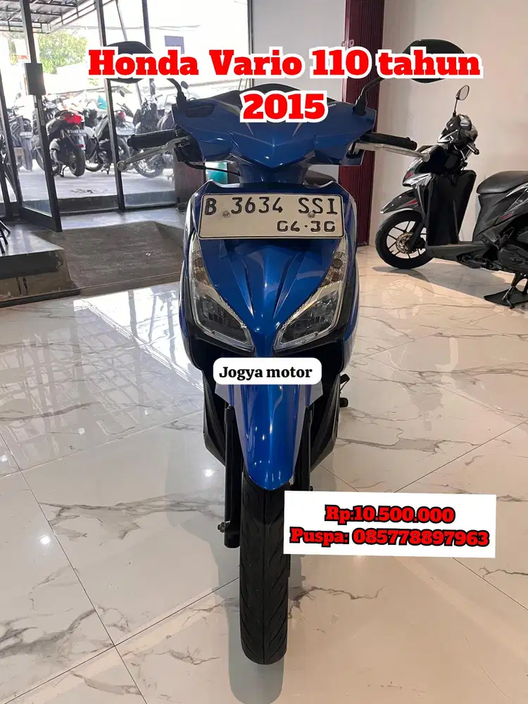 (B) honda vario 110  tahun 2015