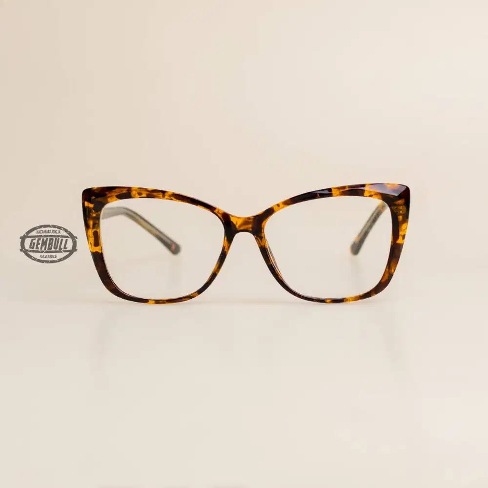 GEMBULL GLASSES - KACAMATA CAT EYE LUCU TANGKAI PEGAS - DENAWA 01