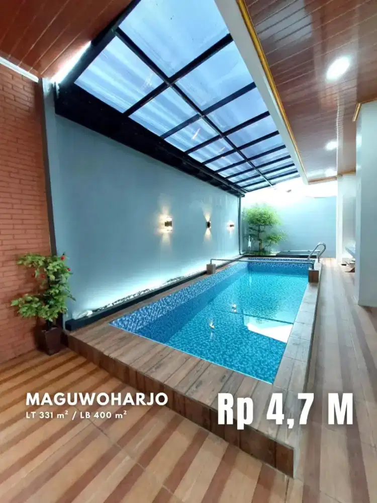 Dijual Rumah Mewah View Persawahan di Maguwoharjo
