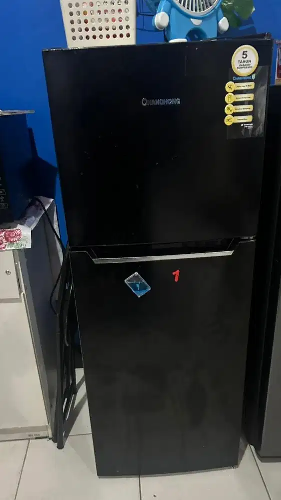 kulkas 2 pintu no minus tidak pernah rusak merk changhong