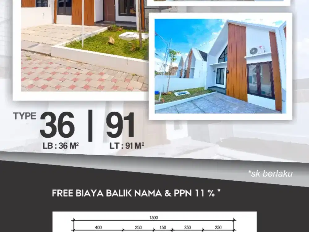 Perumahan dekat malioboro DP mulai 5 juta