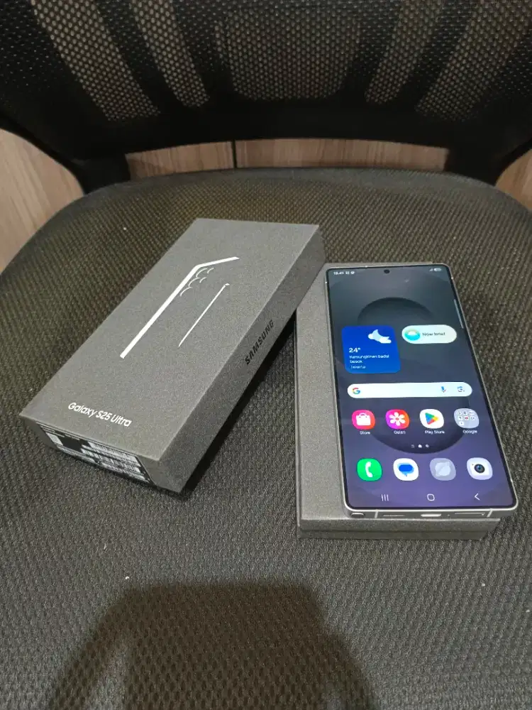 Samsung s25 ultra 5G 12/512 resmi whitesilver garansi likew new fulset