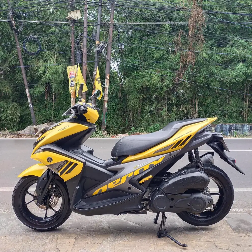Yamaha Aerox Non ABS 2017 Orisinil mesin Aluss Lengkap Bagus