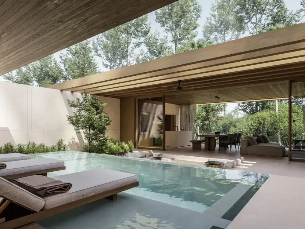 Villa Wellness Mewah Bernuansa Alam di Canggu