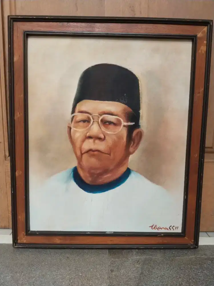 Lukisan kanvas jadul/lawasan