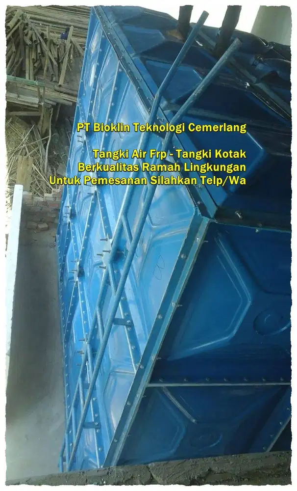 TANGKI AIR FIBERGLASS - GROUND TANK - PANEL FRP - ROOF TANK FRP