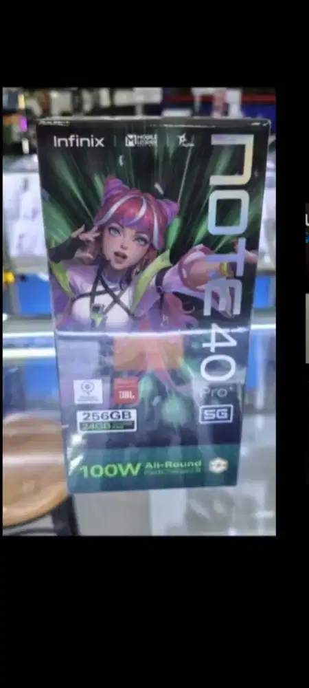 Infinix note 40 pro plus 5G ram 12gb layar lengkung wireless charger