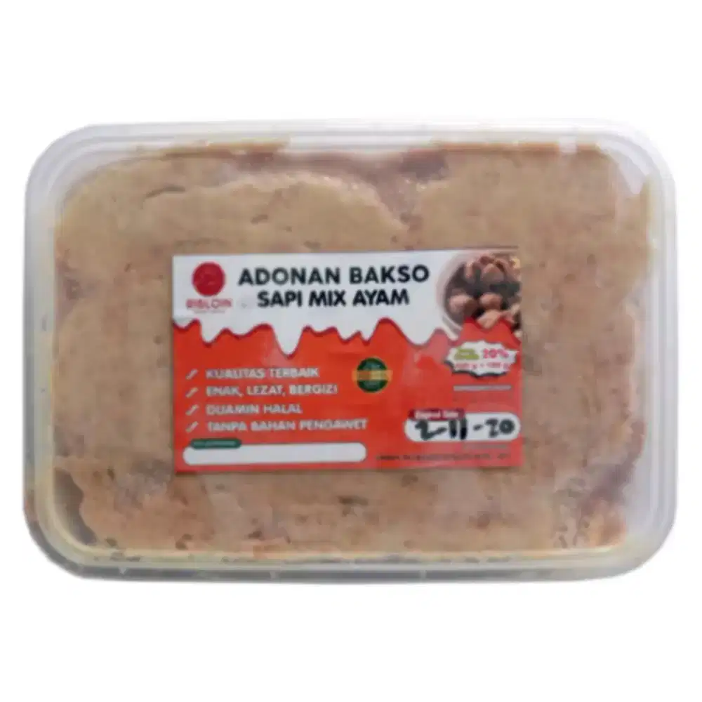 Adonan bakso daging sapi