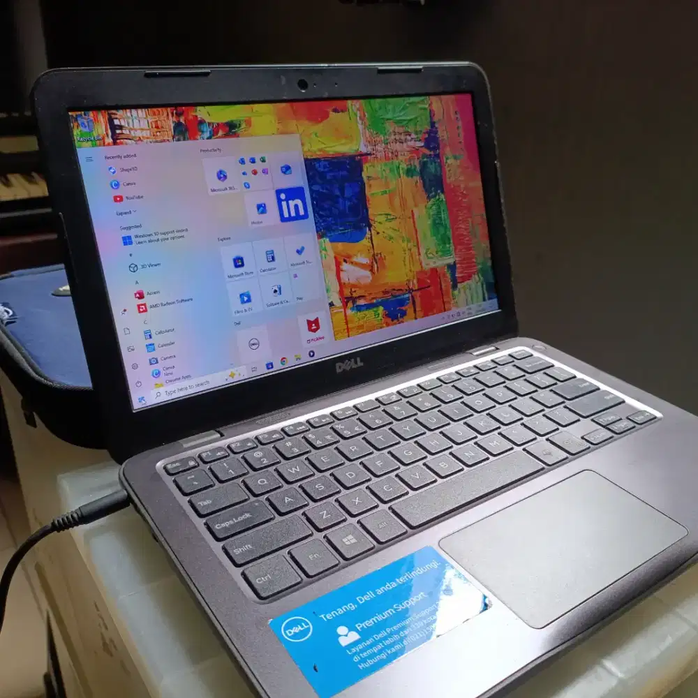 DELL Inspiron P24T AMD-A9 || Laptop Pelajar