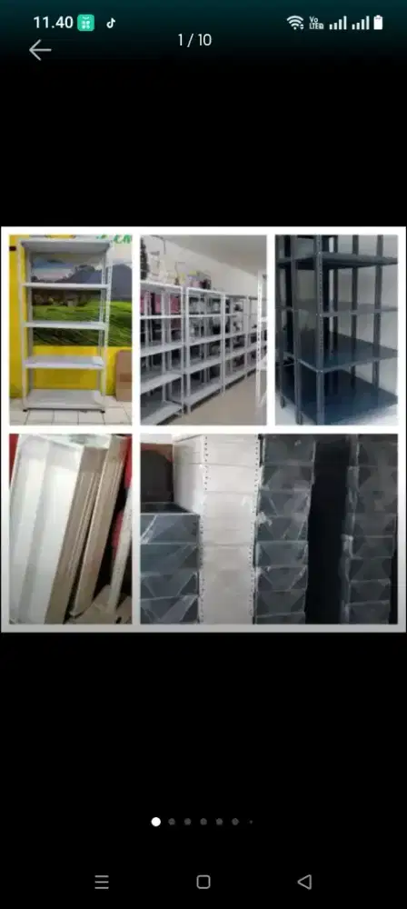 RAK BESI SIKU LUBANG SIAP KIRIM DAN COD