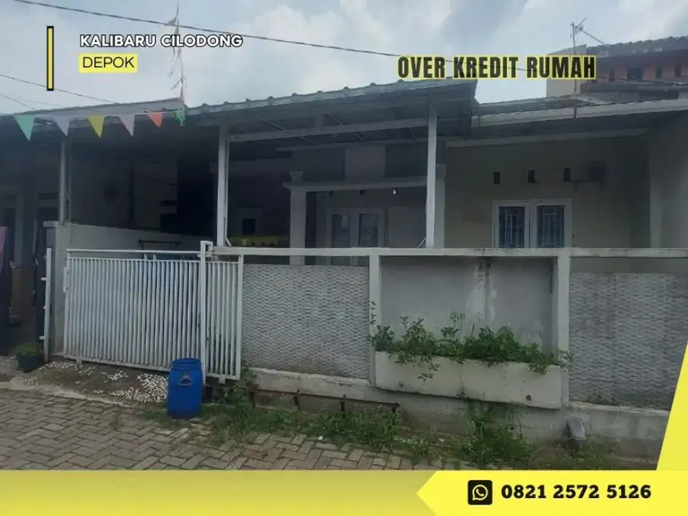 Rumah Over Kredit 79JT dkt Stasiun di Perum Kopwani Village 2 Depok