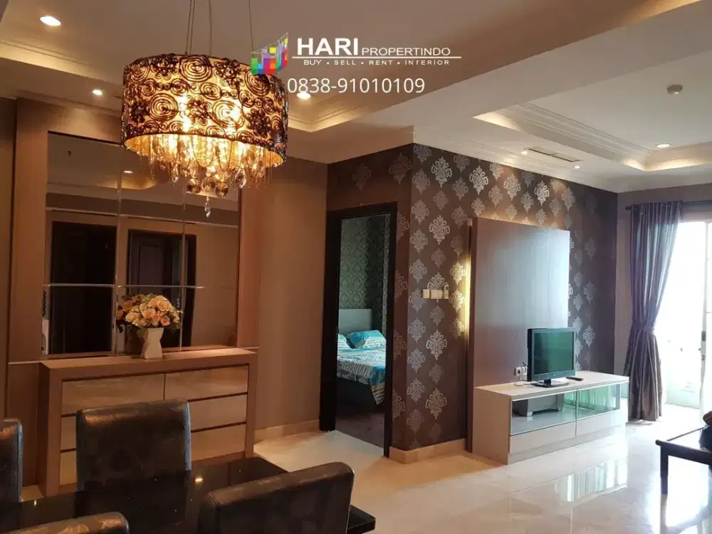 DIJUAL / DISEWA Apartemen Bellezza Permata Hijau 2BR Private Lift - Dekat Senayan City Binus Stasiun Kereta Api Palmerah / Halte Busway