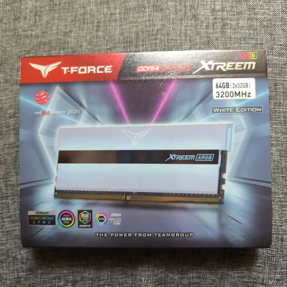 Team TForce Xtreem ARGB 64GB (2X32GB) DDR4 like new