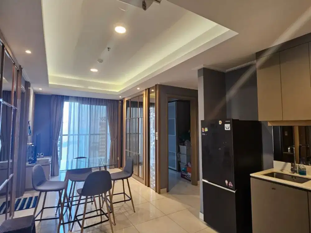Disewa Apartment PIK Gold Coast Penthouse 3BR Furnish Mewah Seaview at Jakarta Utara