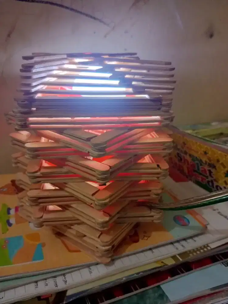 DIY Lampu dari stik es krim HSC 2025