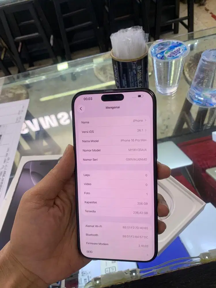 Iphone 16 Promax 256GB Resmi Bli Bli Garansi sampai October 2026