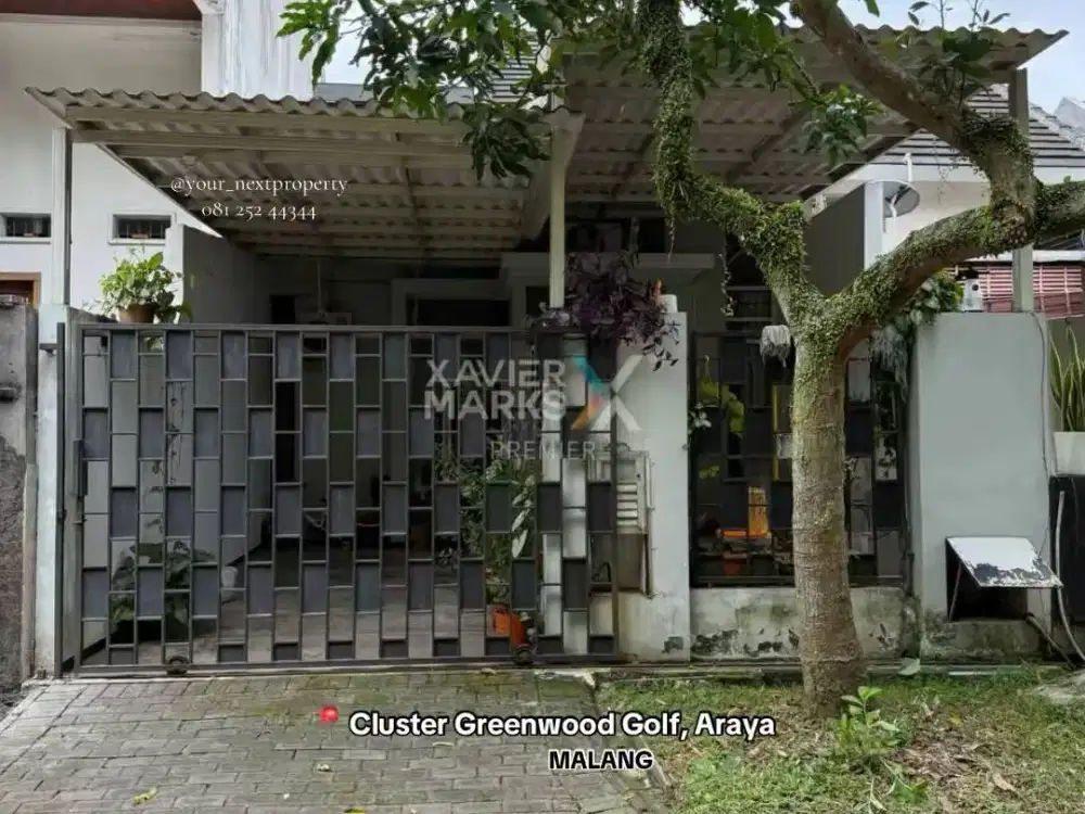 Rumah Siap Huni Di Cluster Greenwood Golf, Kota Araya Malang