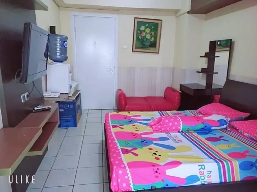 Dijual the green pramuka city apartemen studio furnish