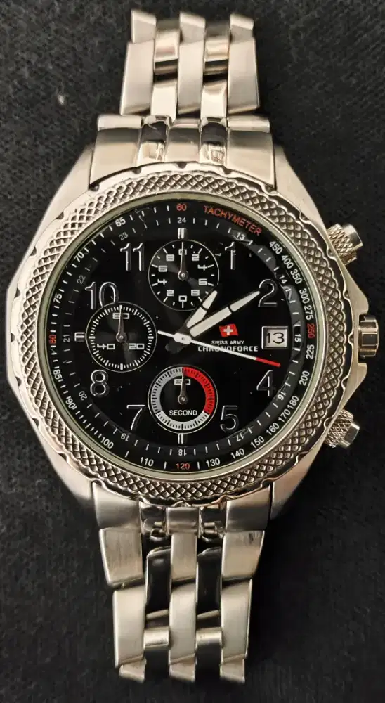 Swiss Army Chronograph 32823G - Original Preloved - Jam Tangan Pria