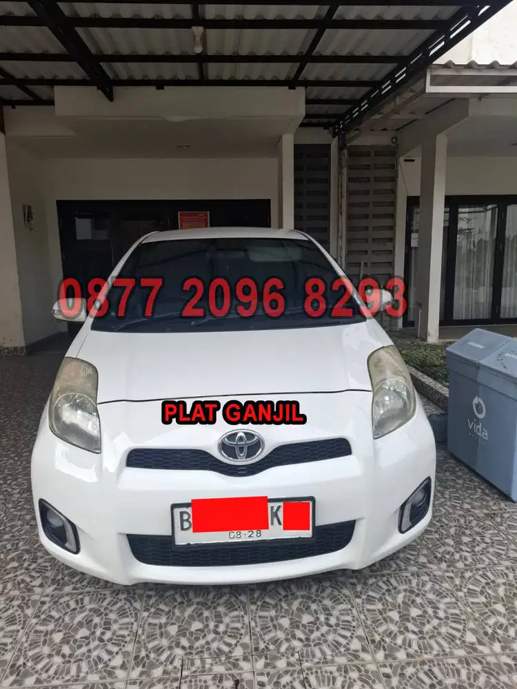 Toyota Yaris 2012 Putih Tipe J Manual Paling Murah
