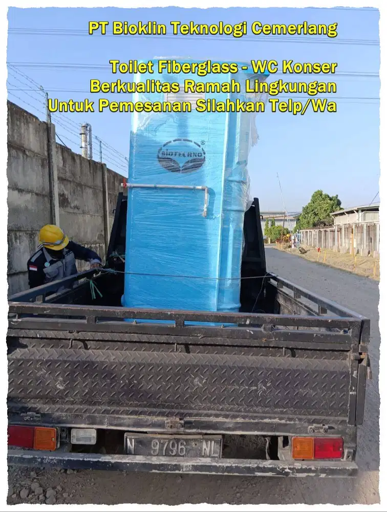 Toilet Fiberglass, Toilet Premium, Toilet Portable, Anti Penuh dan Sia