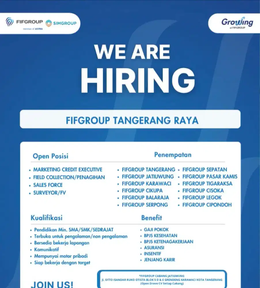 Loker Junior Kolektor Tangerang