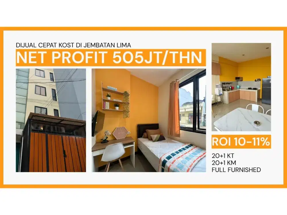 DIJUAL RUMAH KOSAN BARU JAKBAR