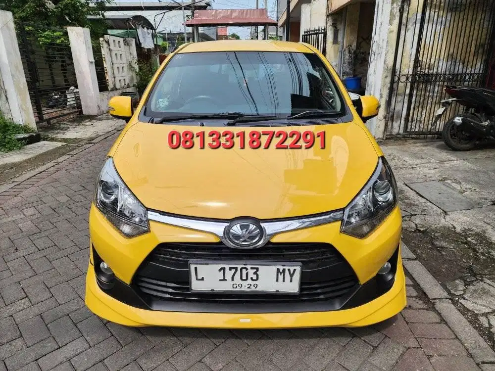 TOYOYA NEW AGYA 1.2 S TRD MATIC FACELIFT 2019 KUNING SURABAYA